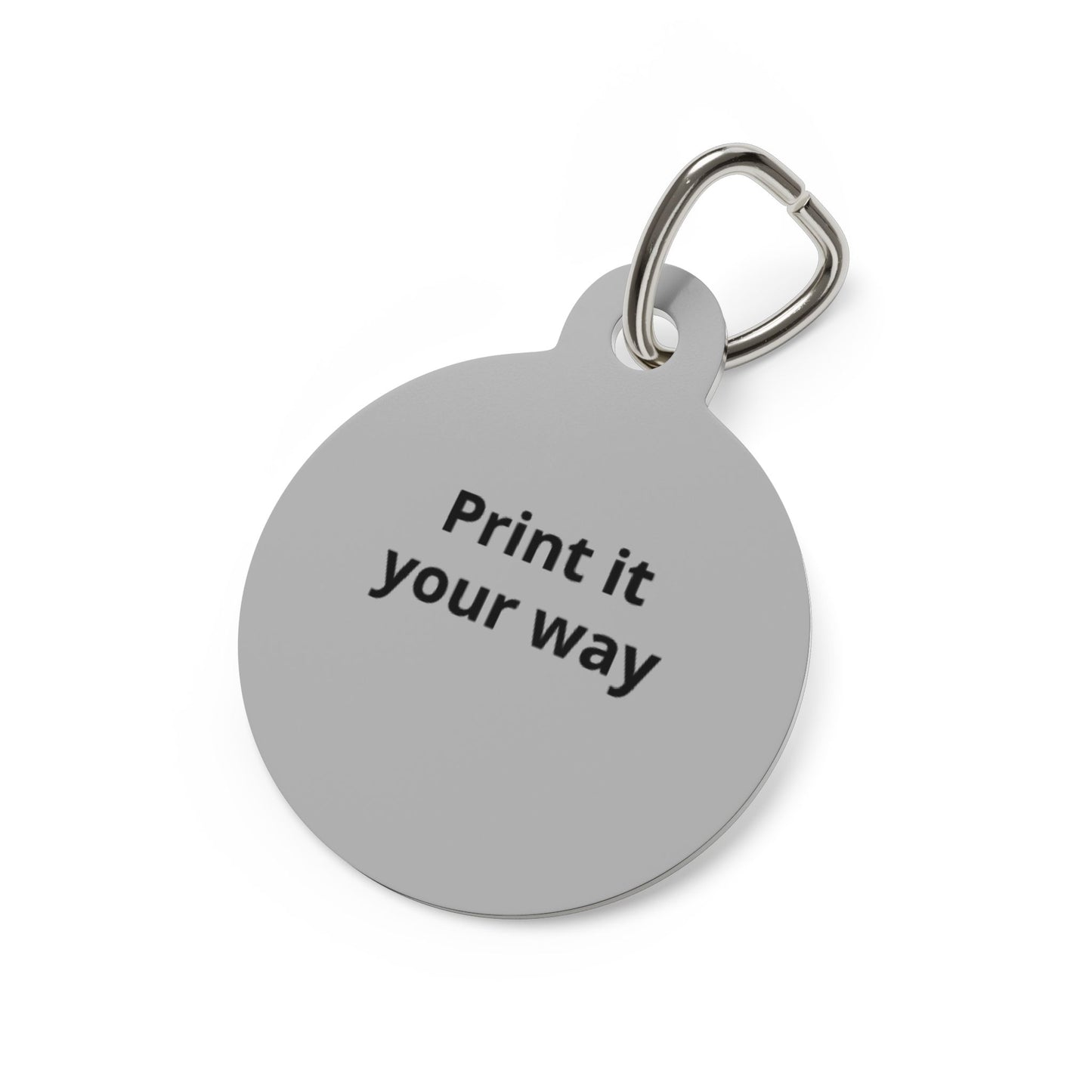 Custom Bone Pet Tag — Personalized Engraved Dog ID Tag (Print It Your Way)