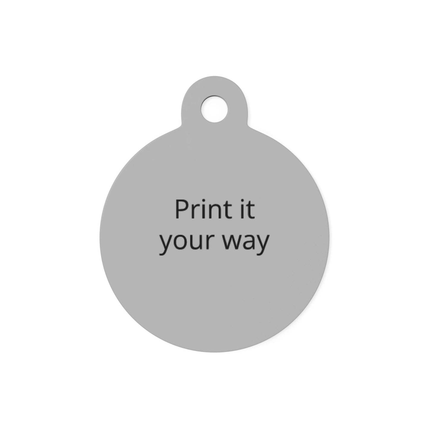 Custom Bone Pet Tag — Personalized Engraved Dog ID Tag (Print It Your Way)