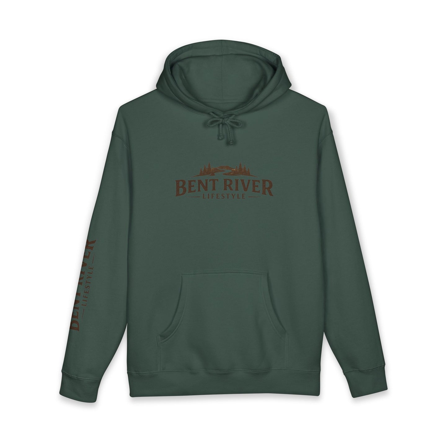 Bent River Camo Hoodie — Outdoor Fishing & Hunting Pullover
